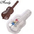 Aomily 3D Guitar Shape Plastic Chocolate Cake Mold Polycarbonate Jelly Candy Ice Mould Homemade Dessert DIY Baking Decorating