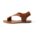 NAN JIU MOUNTAIN Flat Sandals PU Women's Shoes Summer Flats Comfortable Thong Sandals Plus Size 35-43