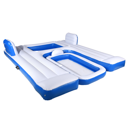 White Inflatable floating island 5 people floating island for Sale, Offer White Inflatable floating island 5 people floating island