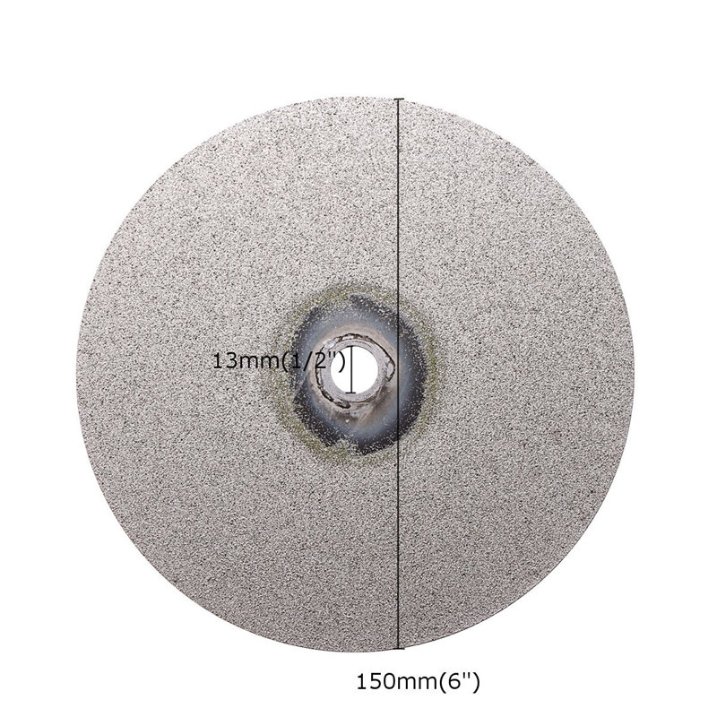 6" Inch 150mm 3Pcs Diamond Grinding Wheel Grit 120# 400# 1200# Flat Lap Disk Wheel Grinding Pad Tool Power Tool Accessories