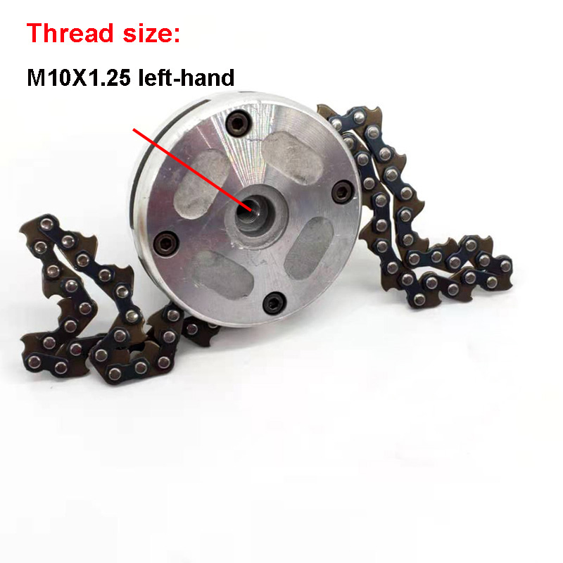 Standard M10 Trimmer Head Coil Chain Brush Cutter Garden Grass Trimmer Head With Thickening chain For Lawn Mower