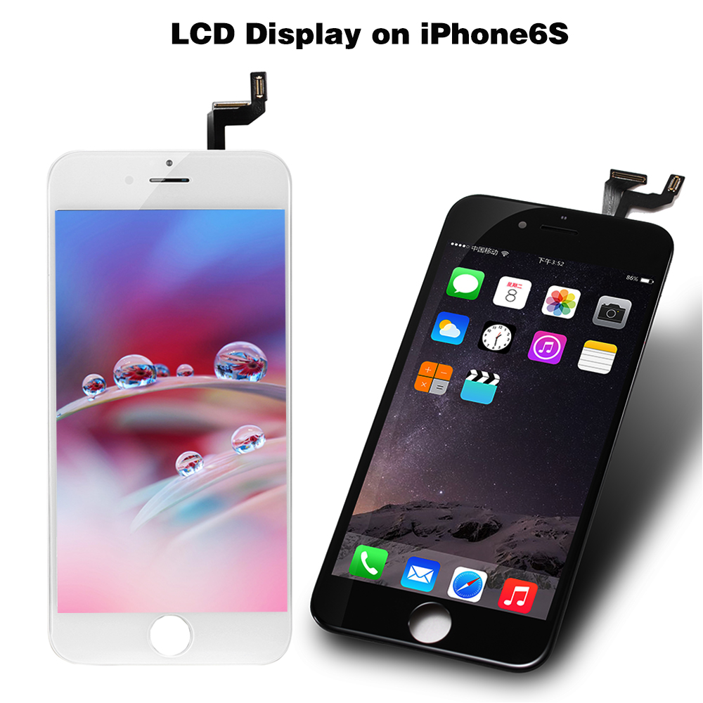 For IPhone 6 6s 7 Plus LCD Display AAA+LCD Display Touch Screen Cell Phone 4 5 5s Screen+Tempered Glass+Tool Kit+Protective Case
