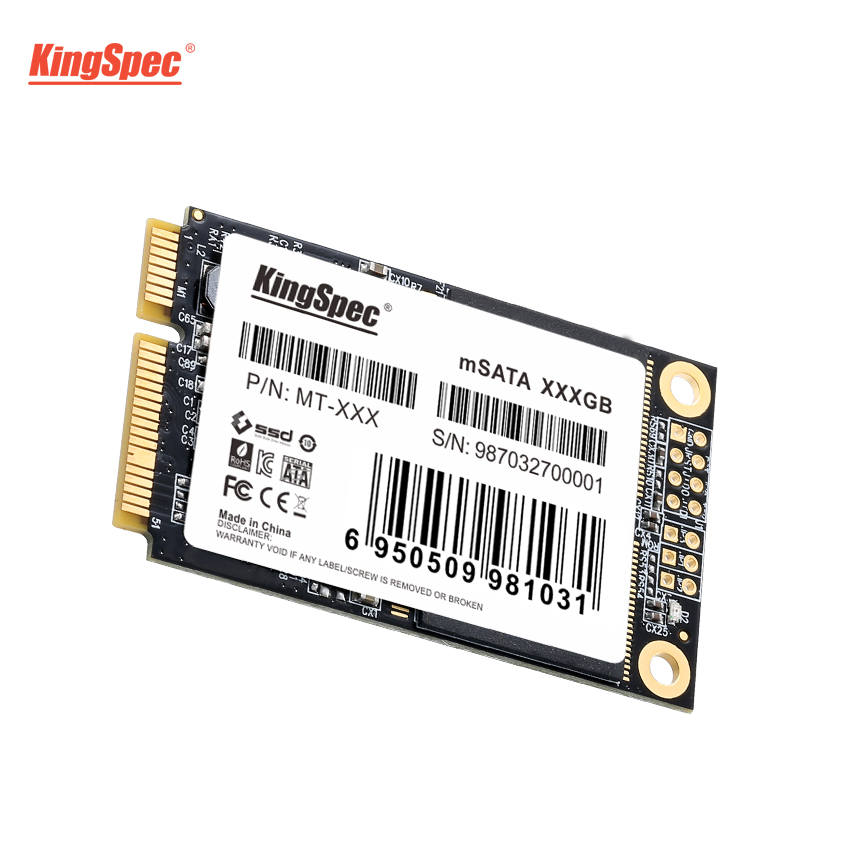 KingSpec MT-128 mSATA SSD 120GB Internal Hard Drive HD Mini SATA 128GB SSD High Quality Solid State Disk HDD For Laptop Desktops