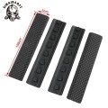 Tactical Rubber Non-slip Panel Cover Protector Fit KeyMod Rifle Handguard Rail Mount For Paintball Shooting Hunting Accessories