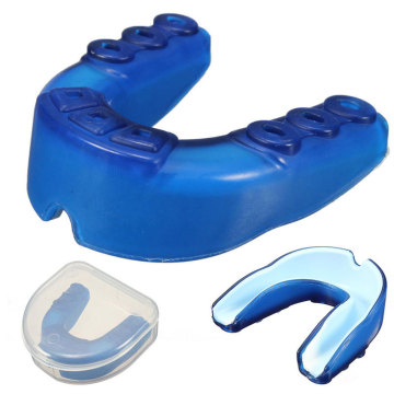 with Box Boxing Protection Blue Silicone Outdoor Teeth Guard Sports Tooth Cover Non-Toxic Traning Supplies Mouthguard Gift