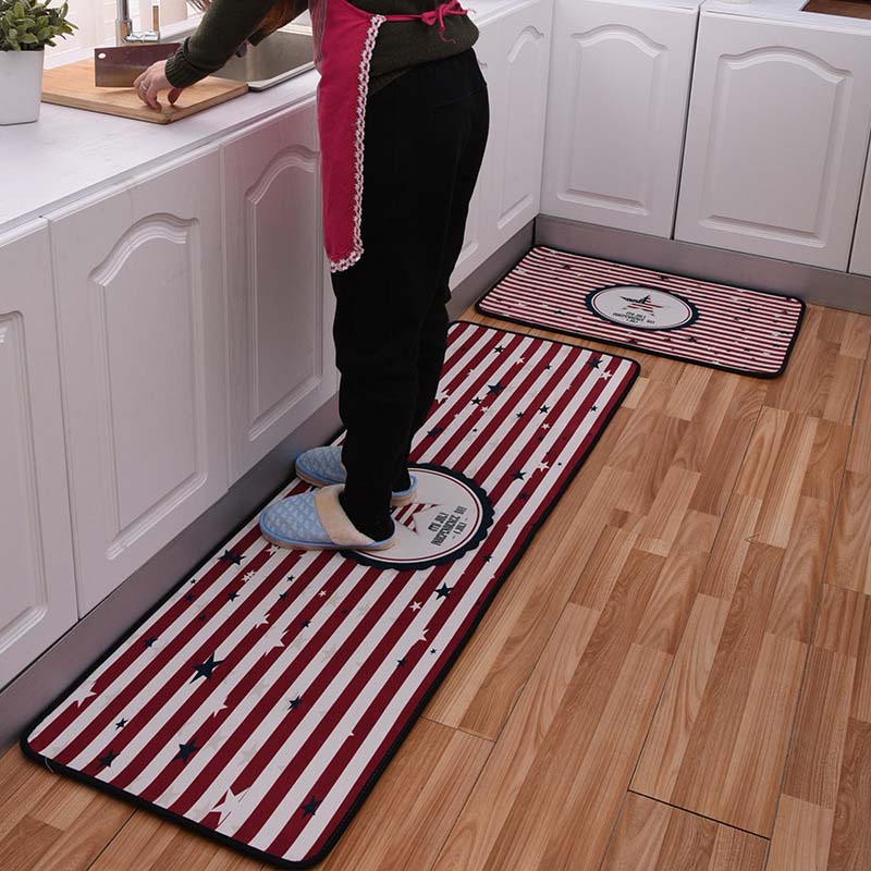 Non-Slip Modern Home Kitchen Mat Entrance Doormat Prayer Carpet Bedroom Study Room Rugs