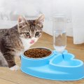 Pet Cat dog Feeder Bowls Water Dispenser Kitten Drinking Bowl Dogs Feeder Food Dish Stainless Steel Pet Bowl Goods
