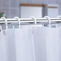 12pcs Color Plastic C Shape Bath Drape Shower Ring Loop Bendable Bathroom Curtain Hooks Curtain Poles Shower Rod Hook Hanger