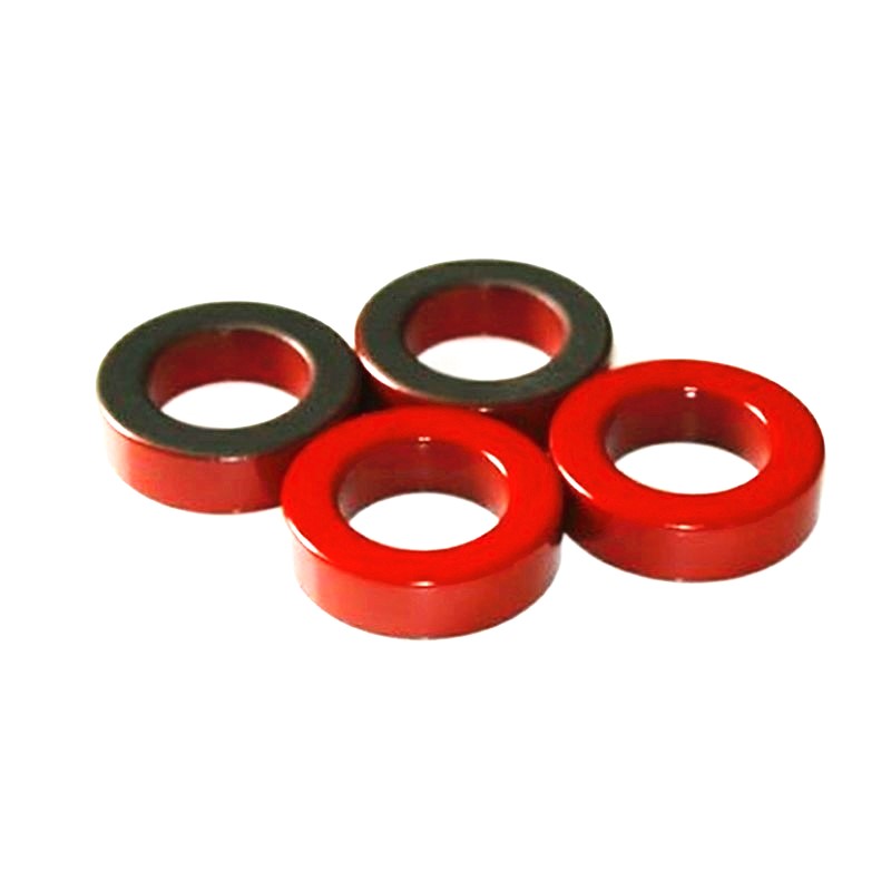 T200-2 High Frequency Of Carbonyl iron Powder Core Magnetic iron Core Magnetic Ferrite Ring Red Gray Size 50.8 * 31.8 * 14