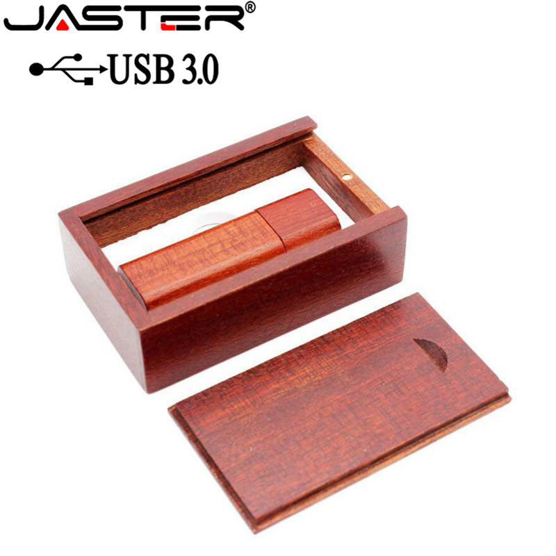 JASTER USB 3.0 Wooden bamboo USB flash drive pen driver wood chips pendrive 4GB 8GB 16GB 32GB 64GB USB 1PCS free custom logo