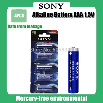 4pcs Original Sony LR03 AM4 1.5V AAA Alkaline Battery For Electric toothbrush Toy Flashlight Mouse clock Dry Primary Battery