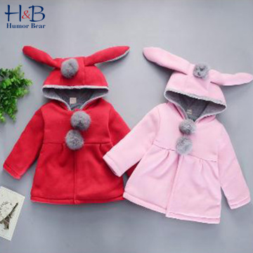 Humor Bear Fall Winter Children'S Jacket Children'S Cotton Long-Sleeved Cotton-padded Rabbit Coat Casual Baby Kids Clothing