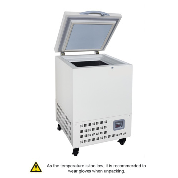 -80° C Horizontal Ultra-Low Temperature Laboratory Freezer Refrigerator 60L Deep Refrigerator With Controllerused For Vaccine