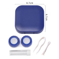 1Pcs Portable Plastic Contact Lens Case Women Men Travel Container Holder Lenses Box Solid Color 2020