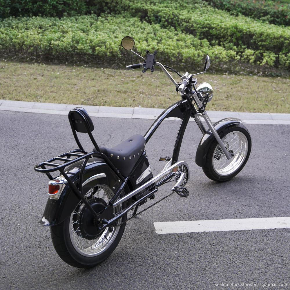 2022 new design style 1000w long chopper bike