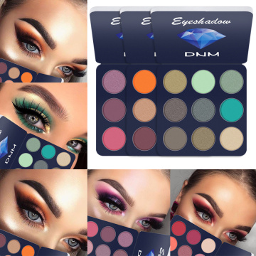 DNM 1Pc Professional Nature 9-colors Eyeshadow Palette Matte gradual change Pearlescent Eye shadow Makeup Palette Cosmetic TSLM2