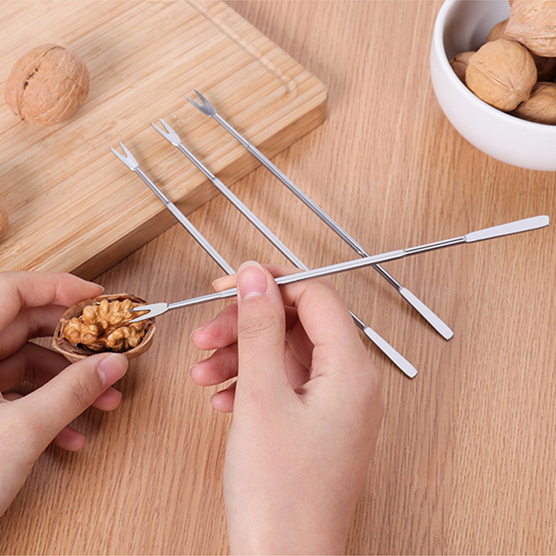 Multi-function Crab Needle Fruit Fork Stainless Steel Walnut Seafood Needle Nuts Tool Household Kitchen Gadget Tools