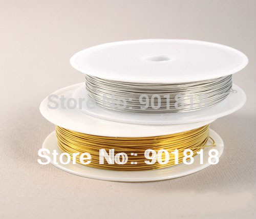 0.3mm Copper Wires Beading Wire DIY Jewelry Findings Brass Ropes Cords 25meter/lot F1623