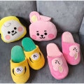 Women Slippers Cute Cartoon Girl Home Plush Shoes Ladies Casual Indoor Shoe Animal Warm Winter Autumn Flat Fashion Style New