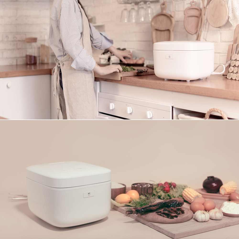 Xiaomi Mijia IH Electric Rice Cooker 3L Non-sticky Pan Multifunctional Cooking Machine with mijia App Smart Remote Control