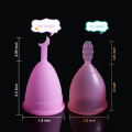 2pcs Feminine Hygiene Products Vagina Care / Lady Menstrual Cup / Alternative Tampons Medical Silicone Cups D1035