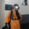 Christmas Women T-shirts Patchwork T Shirt Halloween Pumpkin Devil Pullovers Tops Long Sleeve Hip Hop Tshirt Streetwear Females