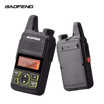 Baofeng T1 Mini Walkie Talkie BF-T1 Portable Ham Radio Station UHF 400-470mhz 20CH FM PTT BF T1 Handheld Communicator Radios