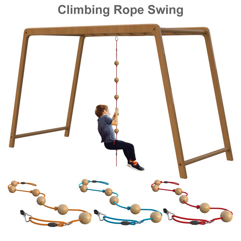 Children Kids Garden Playground Backyard Outdoor Swing Games Funny Climbing Rope Swing Ball Climbing Equipment Toys