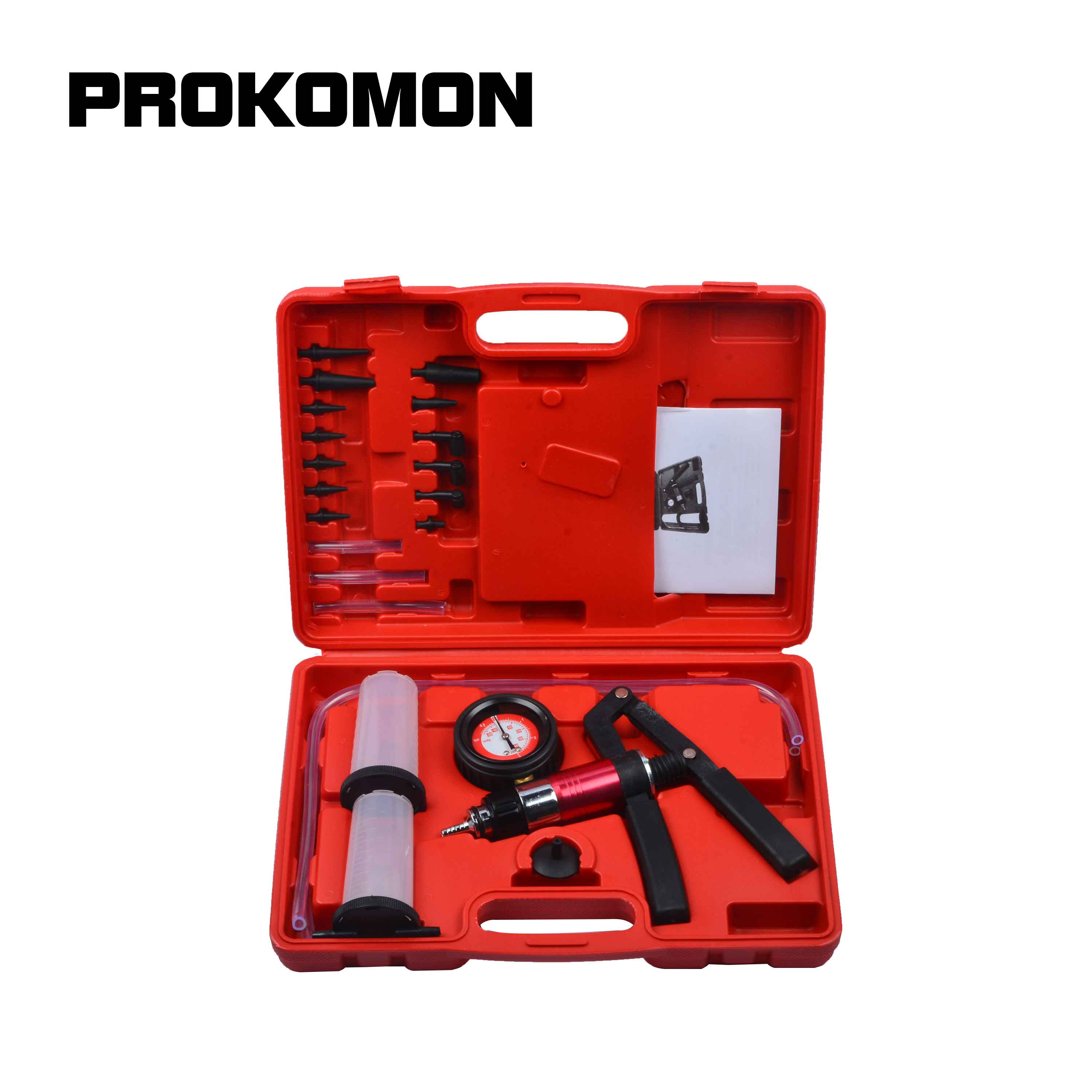 Hand Held Vacuum Pump Brake Bleeder Set Bleed tester Tool Kit