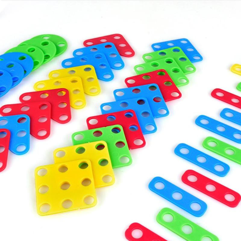 Plastic Kids Drill Puzzle Educational Toys Screw Group Tool Kits Jigsaw Toy create brain tool toy with kind of pattern play