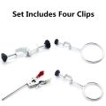 1 SET Laboratory Stands Support and Laboratory Clamp Lab Clips Flask Clamp