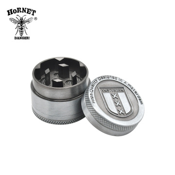 HORNET Metal Zinc Alloy 30 MM 3 Layers Tobacco Cigar Grinder Spice Herbal Crusher Hand Miller