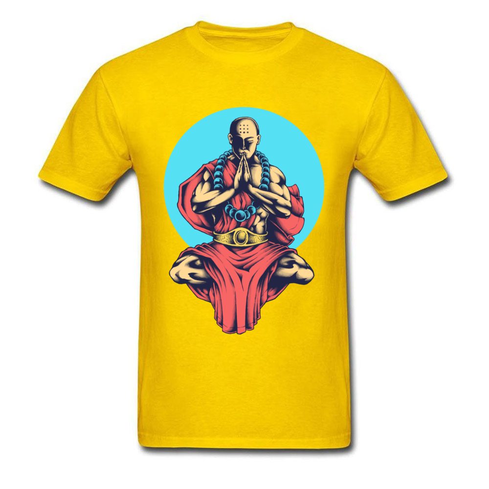 Funny Classical Tshirt Buddha Inner Peace SOUTHERN SIL LUM Kong Fu Men Tshirt Top Quality Fashion Leisure Tee-Shirt Male Shirts