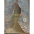 Sparkly AB Crystals Shirt Sexy Evening Jacket Luxury Party Dress Glisten Rhinestones Costume Super Design Stage Performance Wear