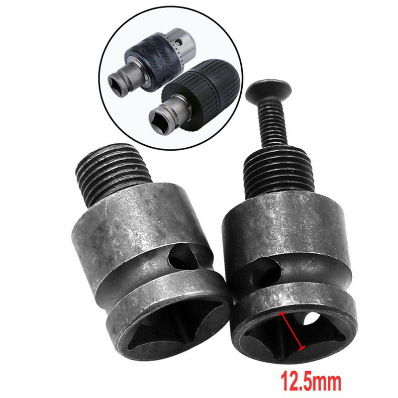 1/2" 12.5mm Square Head Electric Wrench Adapter Universal Charging Socket Adapter To Impact Drill For Electric Power Tools