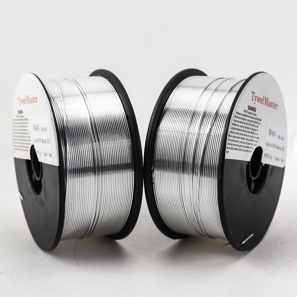 Aluminum Welding Wire ER4043 AlSi5 ER5356 AlMg5Cr 0.5kg 0.8/1.0/1.2mm D100mm Gas Shield Aluminum Alloy Welding Material MIG Wire