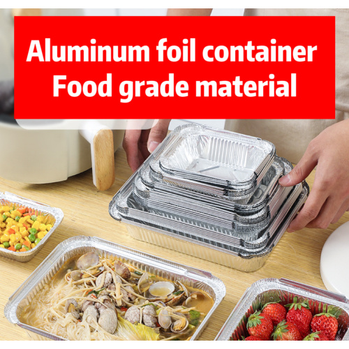 Suppliers for Silver Rectangular Aluminum Foil Container