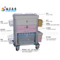 Lockable anesthetic vehicles cart