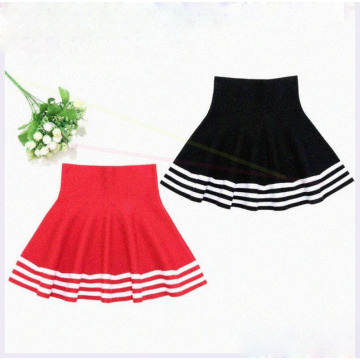 2021 Winter Knit Girl Skirt Fashion Kid Elastic High Waist Mini Dance Skirt for Girls Korean Student Skirt Girl Clothing Bottoms