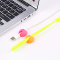 6pcs Silicone Multipurpose Cable Clamp Wire Clips Holder Organizer for PC Desktop Color Random