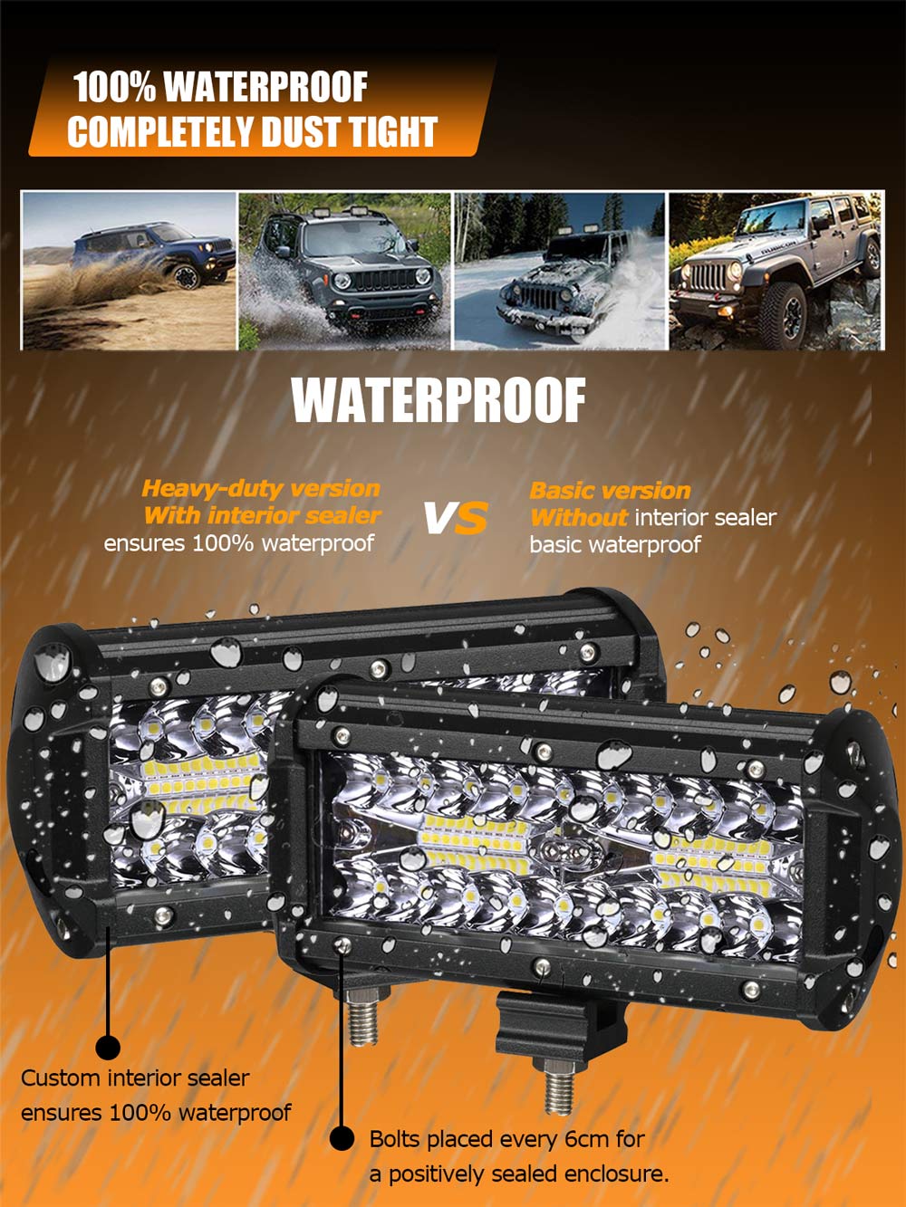 LED Bar 4 - 32 inch LED Light Bar LED Work Light for Car Tractor Boat OffRoad Off Road 4WD 4x4 Truck SUV ATV Driving 12V 24V