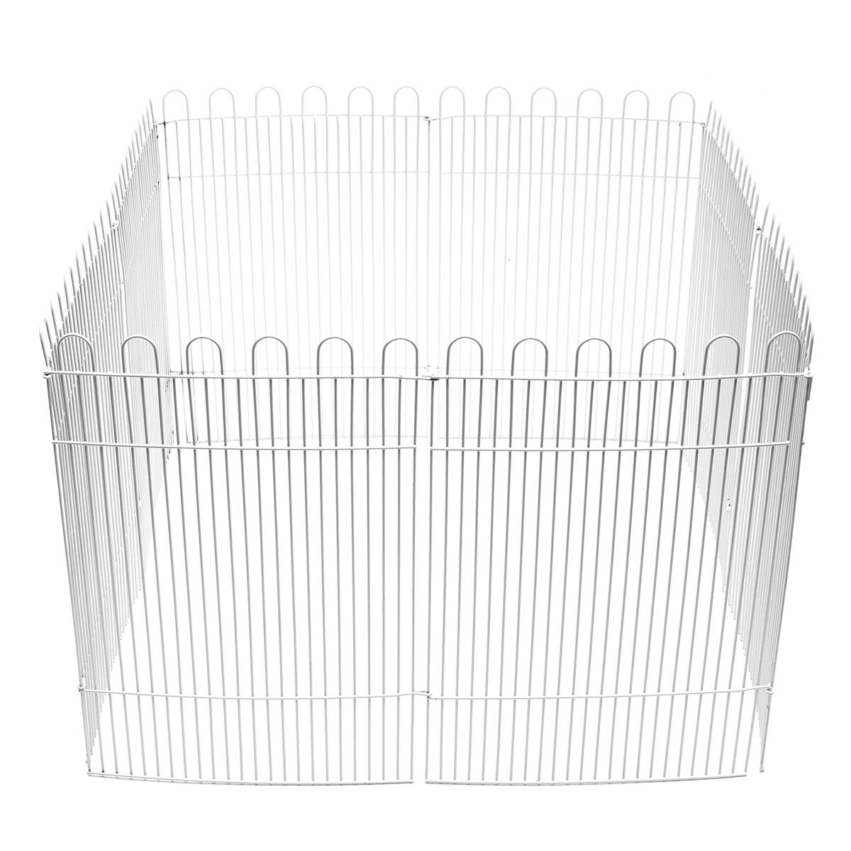 8 Panel Foldable Small Pet Fence Cage Free Activity Large Space Pet Playpen For Hamster Dog Cat Guinea Pig Hamster Fence Cage