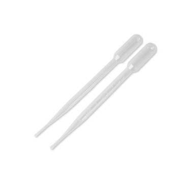 100PCS/Lot 3ML Transparent Pipettes Disposable safe Plastic Eye Dropper Transfer Graduated Pipettes