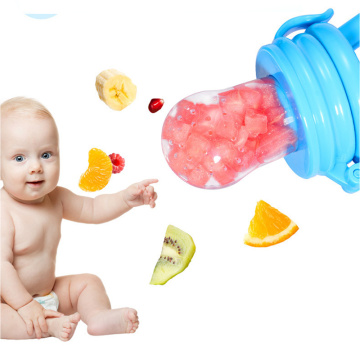 5Pcs Fresh Food Nibbler Baby Pacifiers Feeder Kids Fruit Feeder Nipples Feeding Safe Baby Supplies Nipple Teat Pacifier Bottles