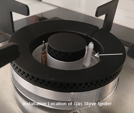 Installation Location of Gas Stove Igniter