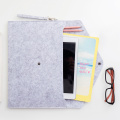 Simple Solid A4 Big Capacity Document Bag Business Briefcase File Folders Chemical Felt Filing Products Student Gifts