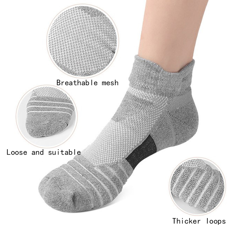 Men's Thermo Socks Men's Sports Socks Plus Size Socks Outdoor Towel Socks Thick Autumn And Winter Basketball Socks Men