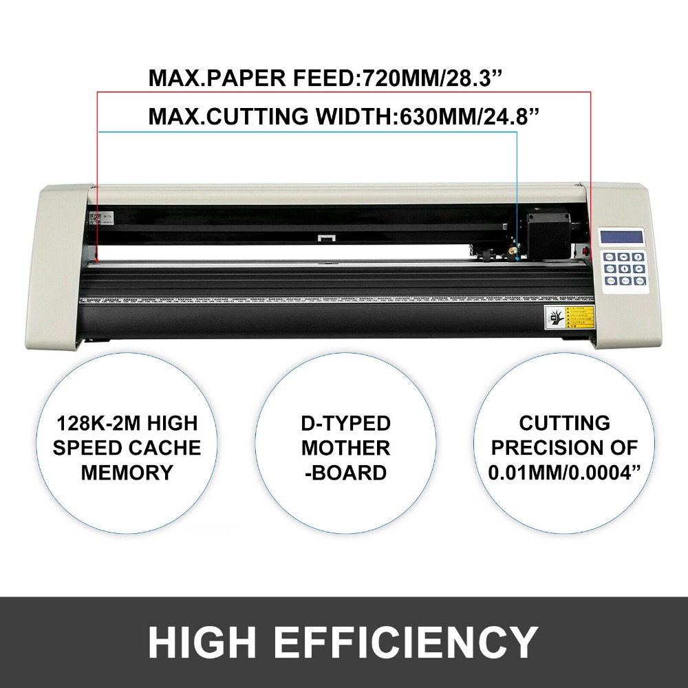 Vinyl Cutter Plotter Cutting Plotter 28 inch Sign Cutting Machine w/Software + Supplies