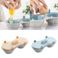1Pc Egg Skillet Kitchen Steamed Egg Set Egg Poachers Perfectly Cooked Egg Boiler Cup Double Cooking Tools Microwave Accessories