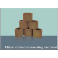 Ellipse exothermic insulating head riser